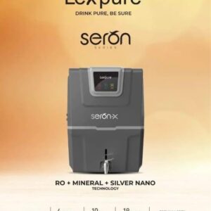 SERON-X RO Mineral Water Purifier with Silver Nano & TDS Controller Technology (Gray, Black, White)