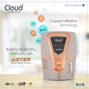 Cloud Aster RO Water Purifier | Next-Generation Alkaline Technology |  RO+UV+Alkaline+Mineral +UF + TDS CONTROLLER