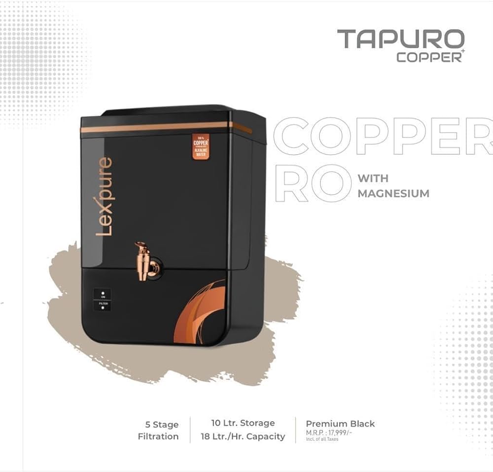 Tapuro Lex Pure Copper RO Water Purifier