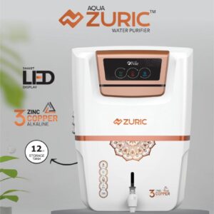 AQUA Zuric RO Water Purifier – Advanced Alkaline & UV+ Technology with Active Copper & Taste Adjuster