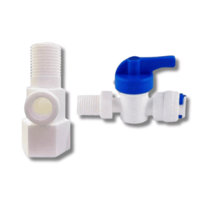 SS Wall Set Plastic Coupling 3/8 Inch